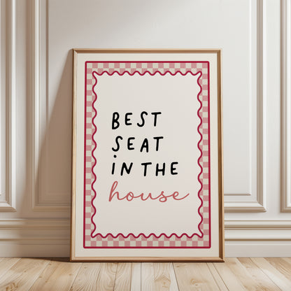 Set of 3 Pink Bathroom Wall Art Prints