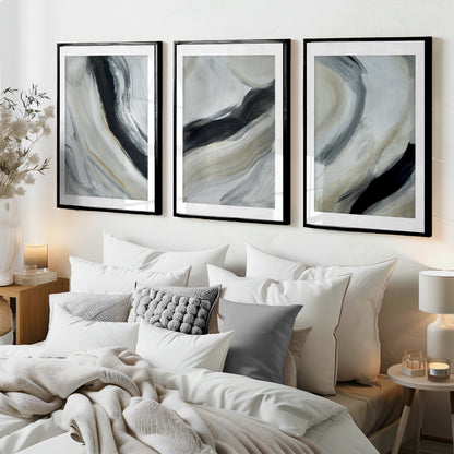 Abstract Wall Art, Set of 3 Prints