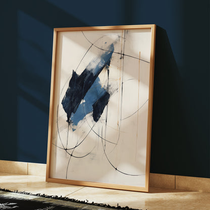 blue wall decor