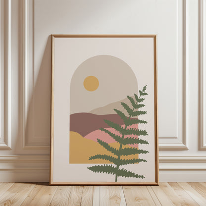 Set of 3 Dusky Pink Boho Wall Art Prints