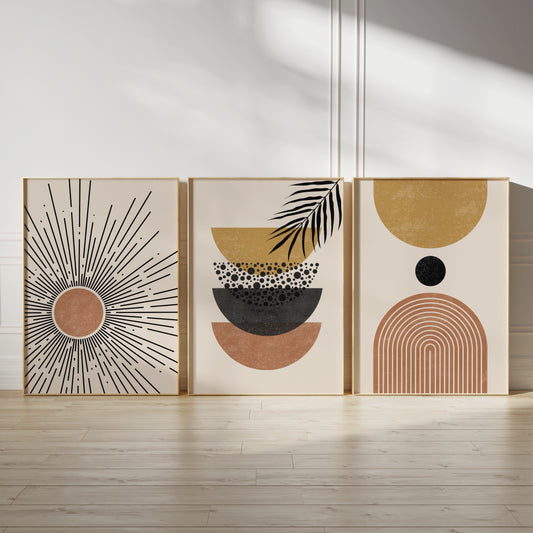 Boho home wall art prints