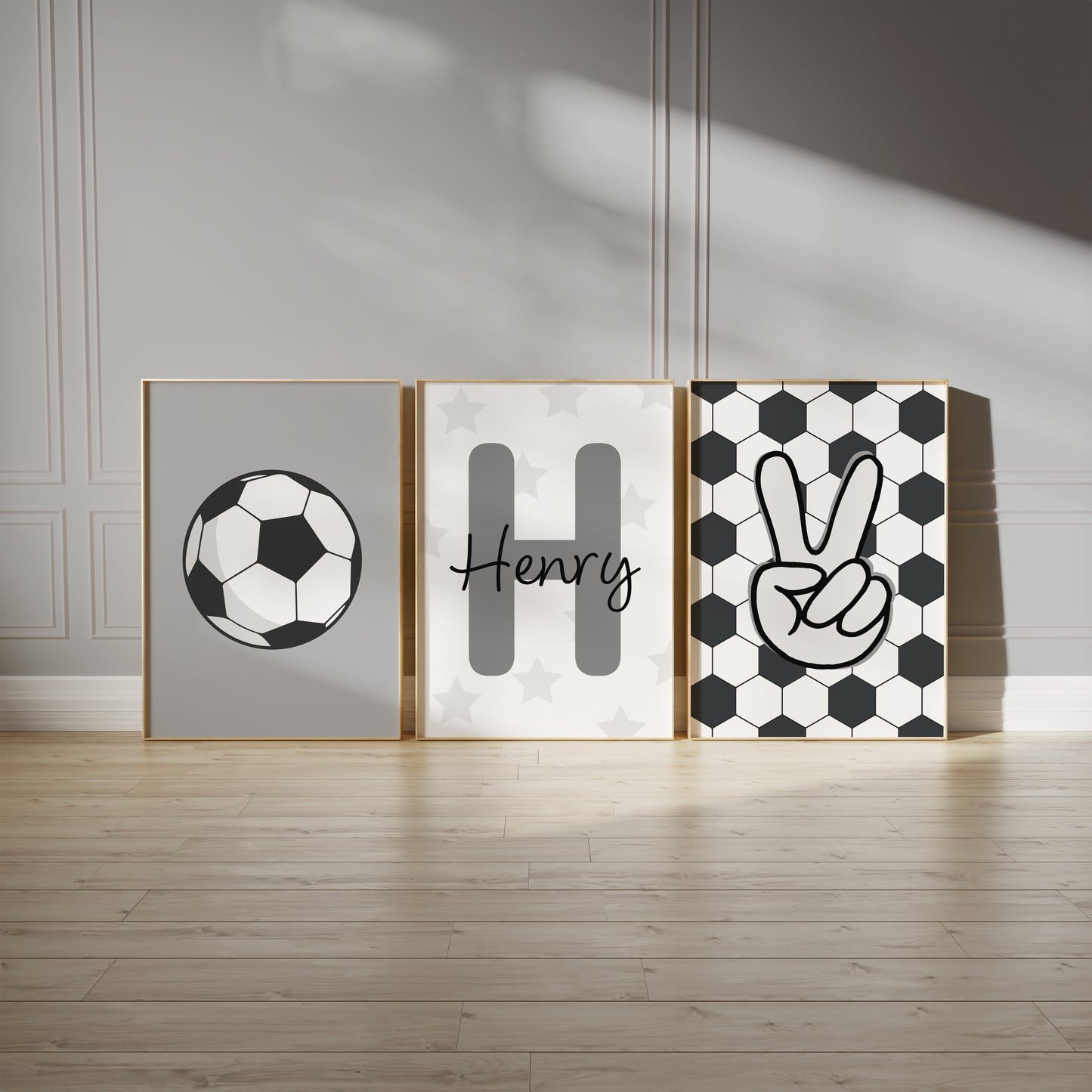 Boys football prints