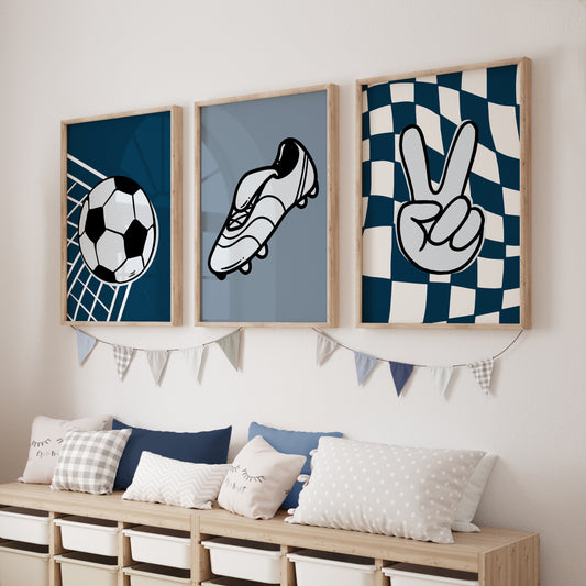 boys football prints