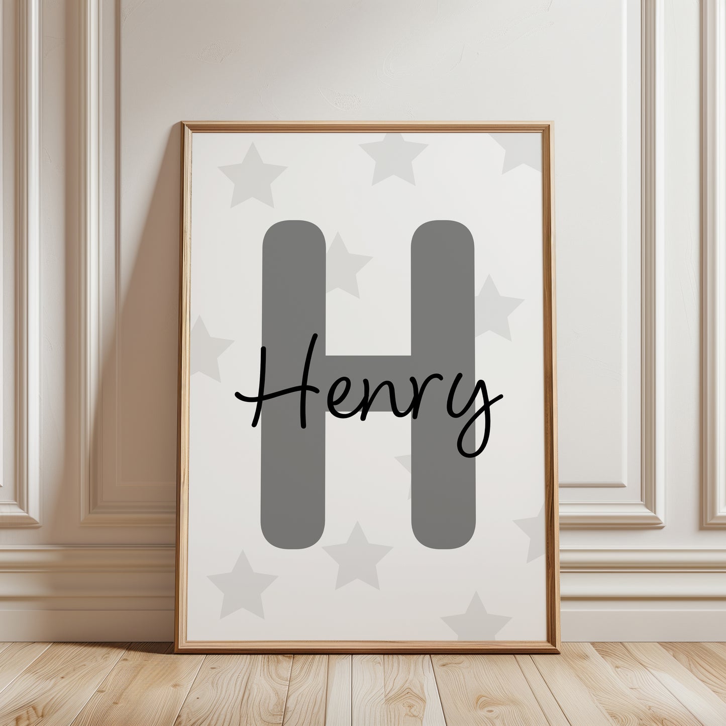 boys personalised football prints