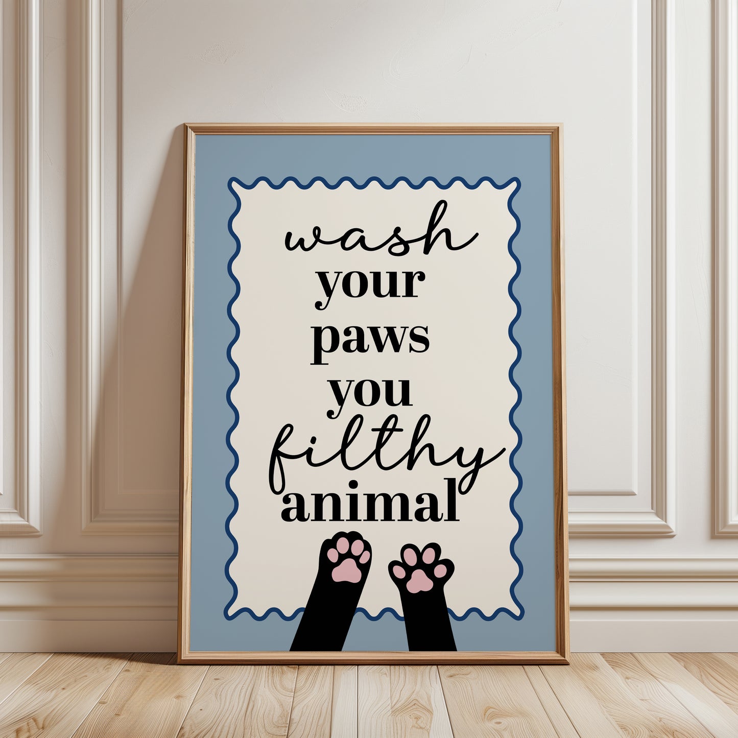 Cat print for bathroom