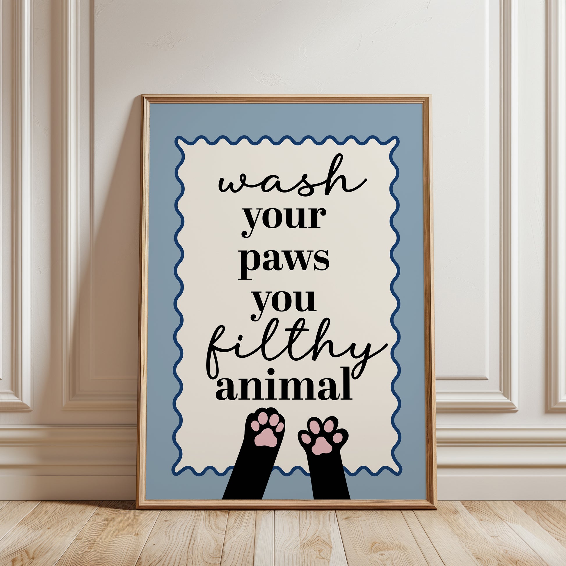 Cat print for bathroom