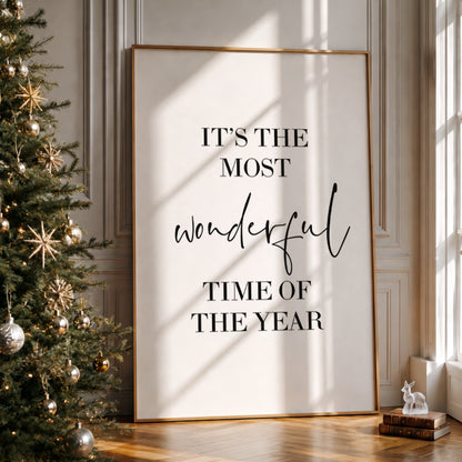 Christmas Typography Print