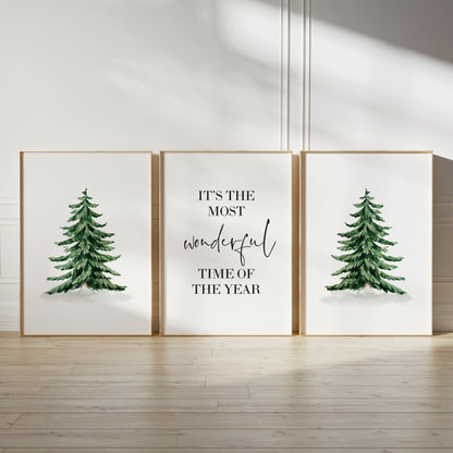 Christmas wall art prints