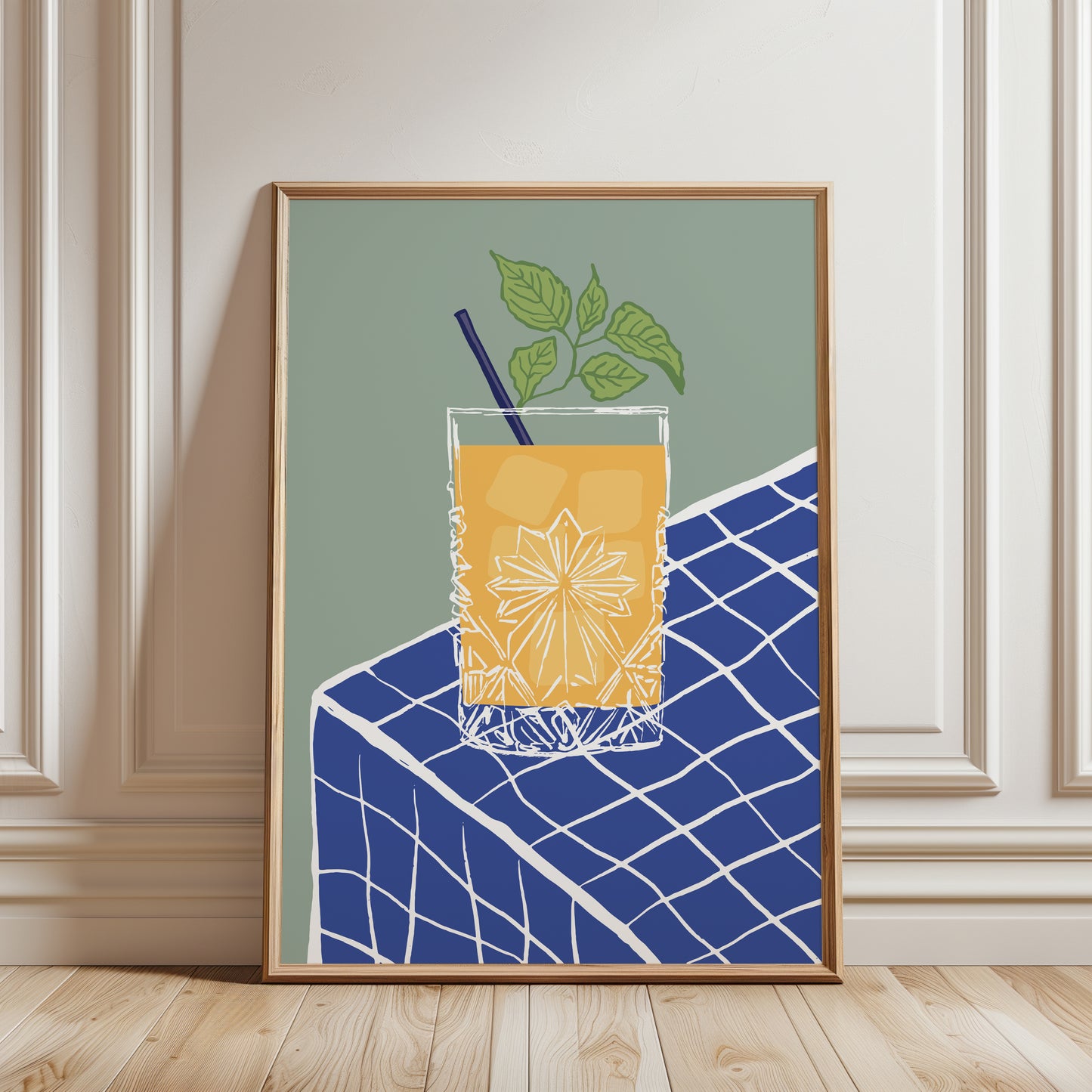 Set of 3 Colourful Cocktail Prints