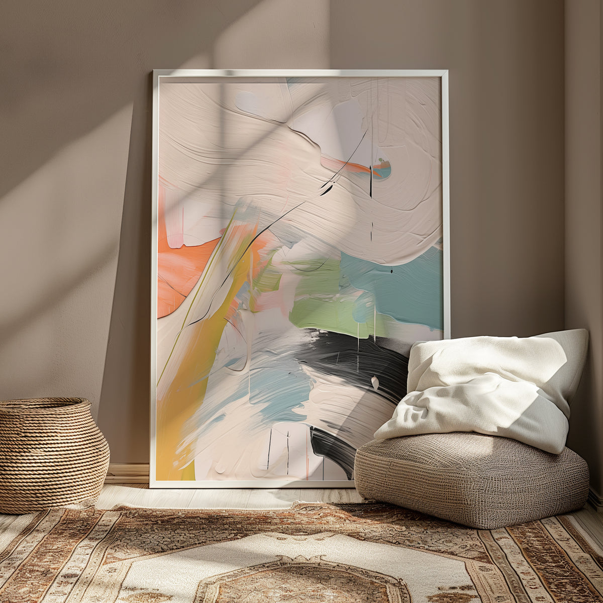 Colourful Abstract Wall Print