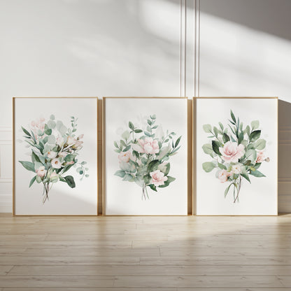 Floral bouquet prints