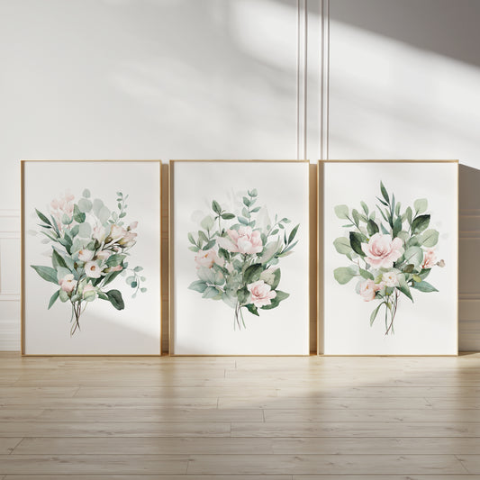 Floral bouquet prints