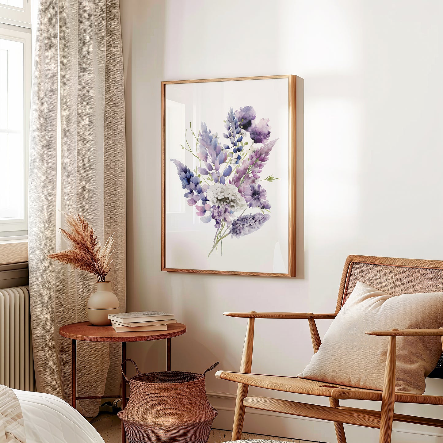 Floral Print, Lilac Botanical Wall Art