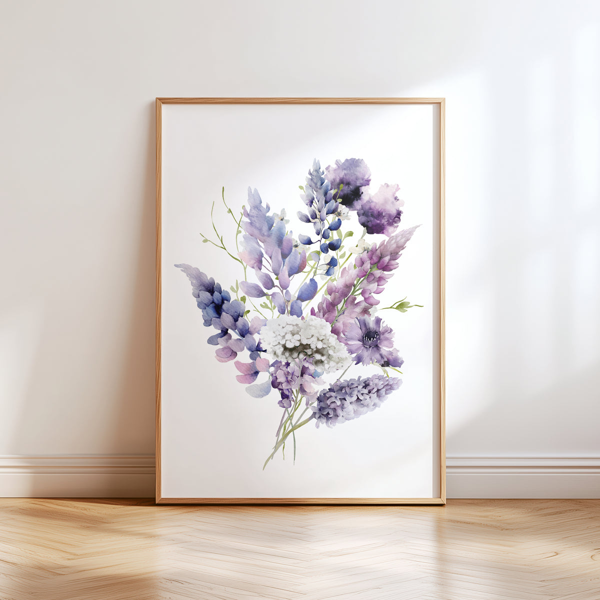 Floral Print, Lilac Botanical Wall Art