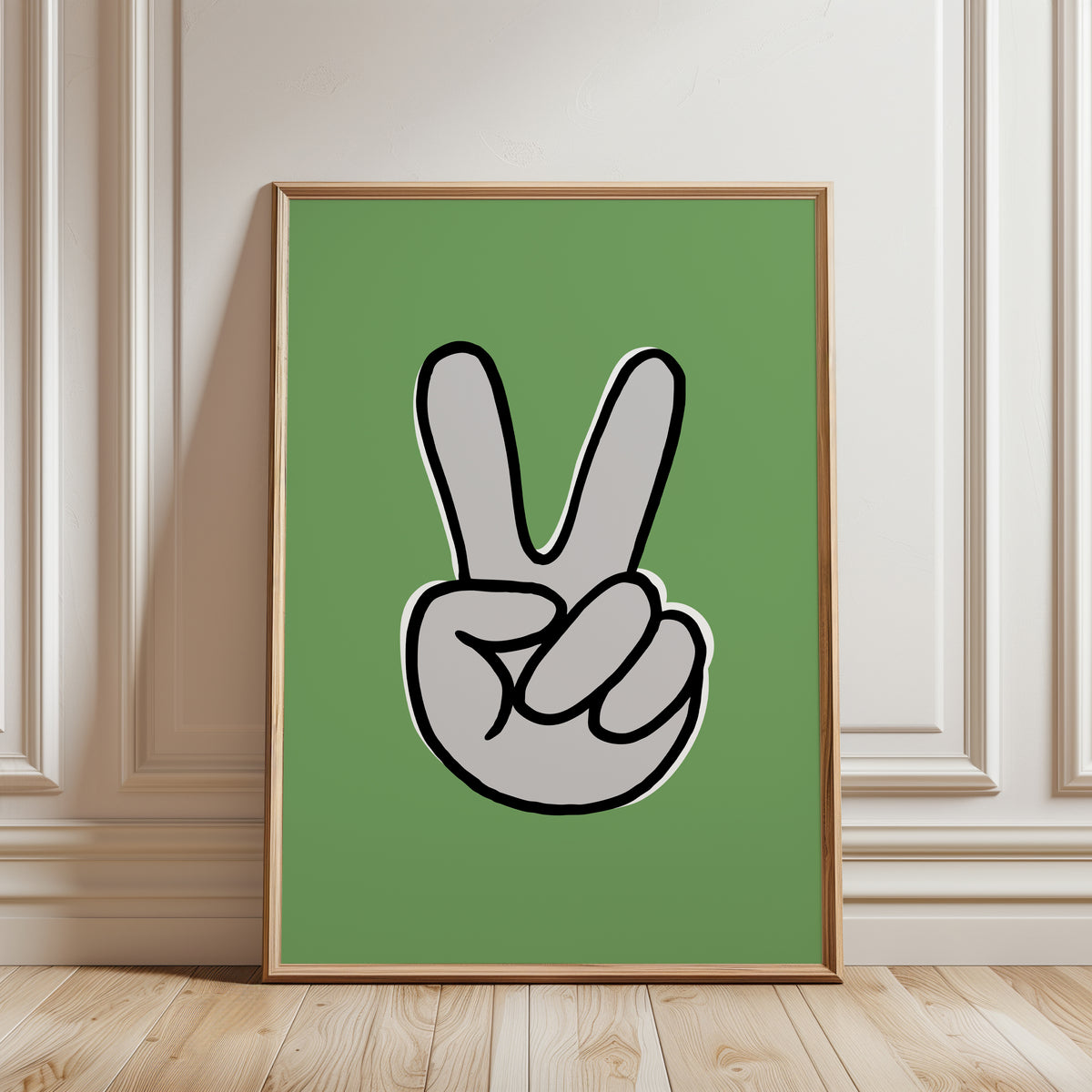 Set of 3 Boys Green Personalised Prints
