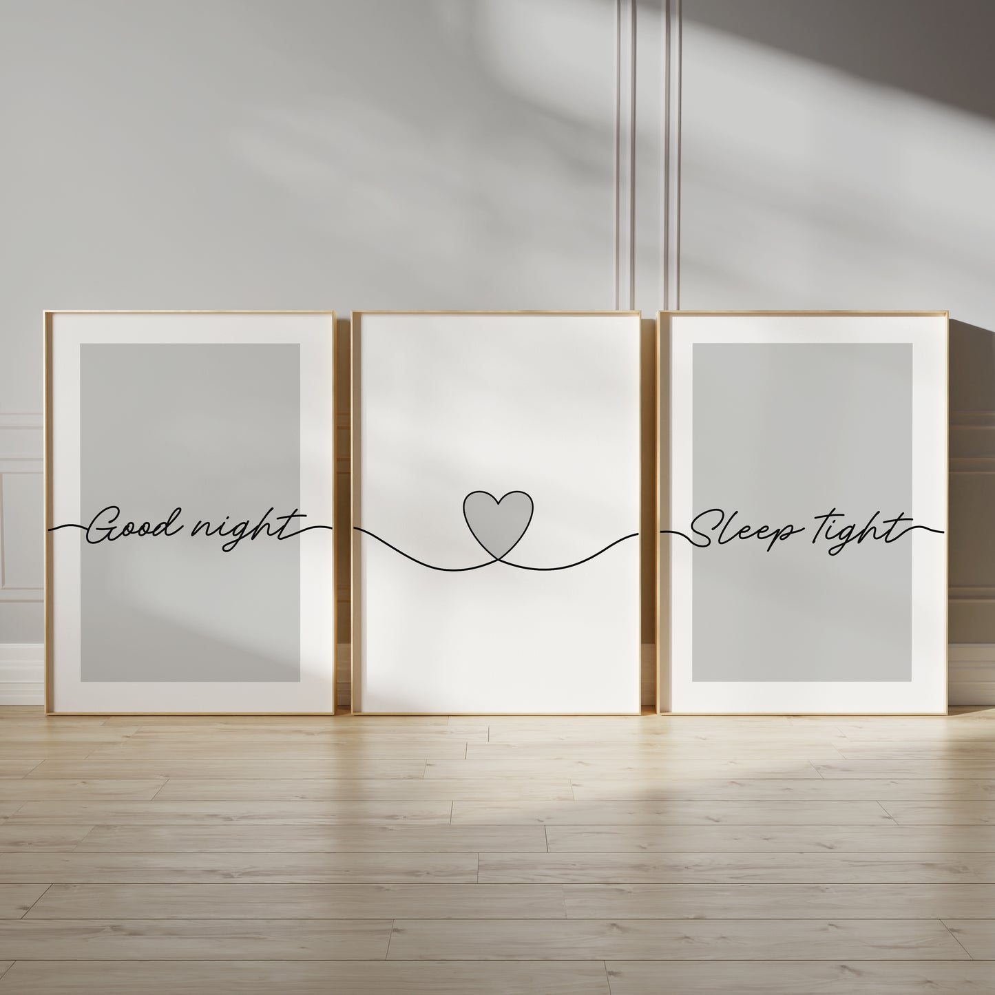 grey bedroom wall decor
