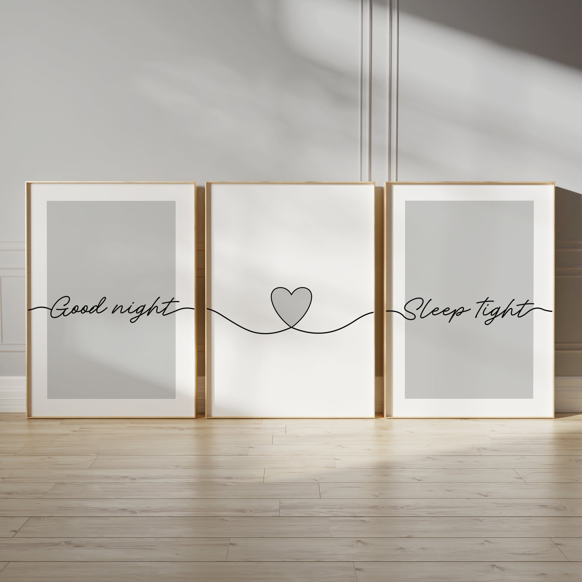 grey bedroom wall decor