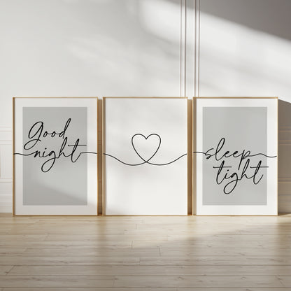 grey romantic bedroom wall art prints