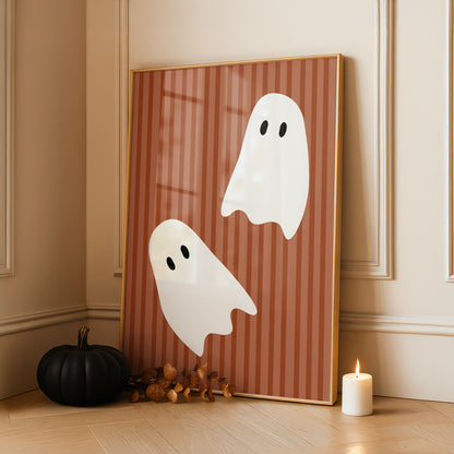 Halloween Wall Art Print, Ghosts