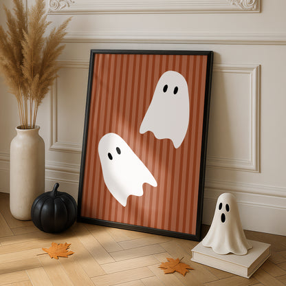 Halloween Wall Art Print, Ghosts