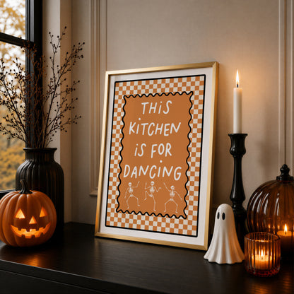 Halloween Print, Kitchen Wall Art
