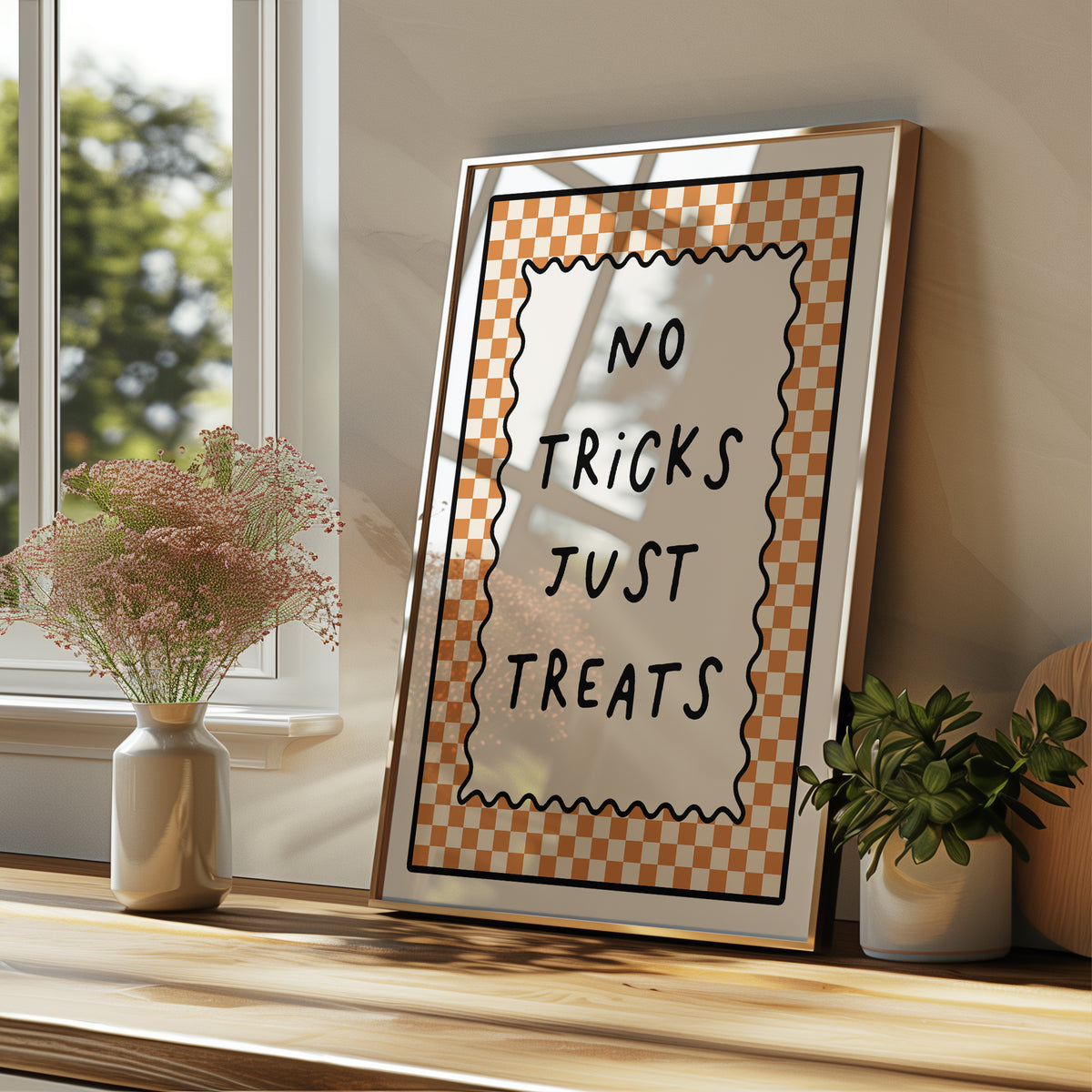 Halloween Print, No Tricks Just Treats