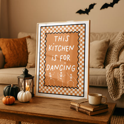 Halloween Print, Kitchen Wall Art