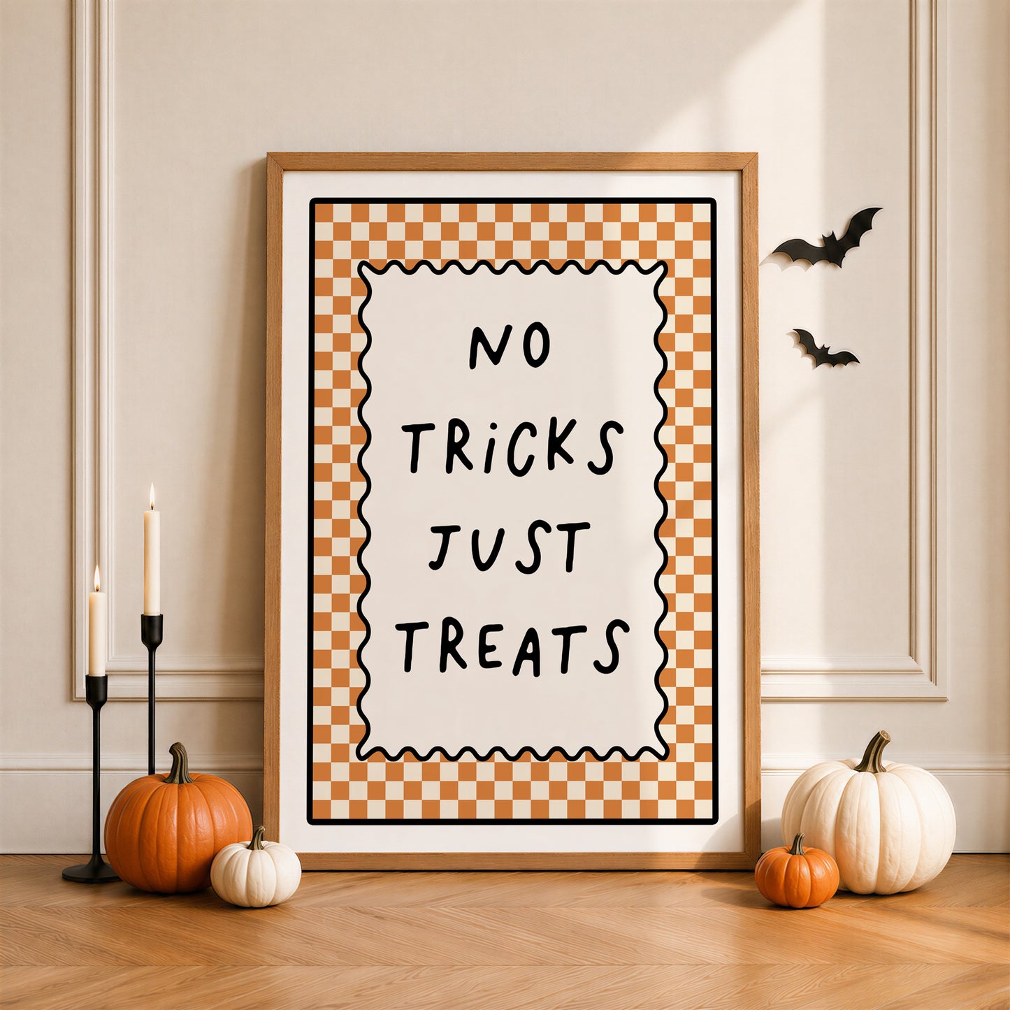 Halloween Print, No Tricks Just Treats