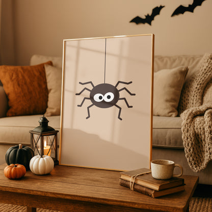 Halloween Wall Art Print, Spider