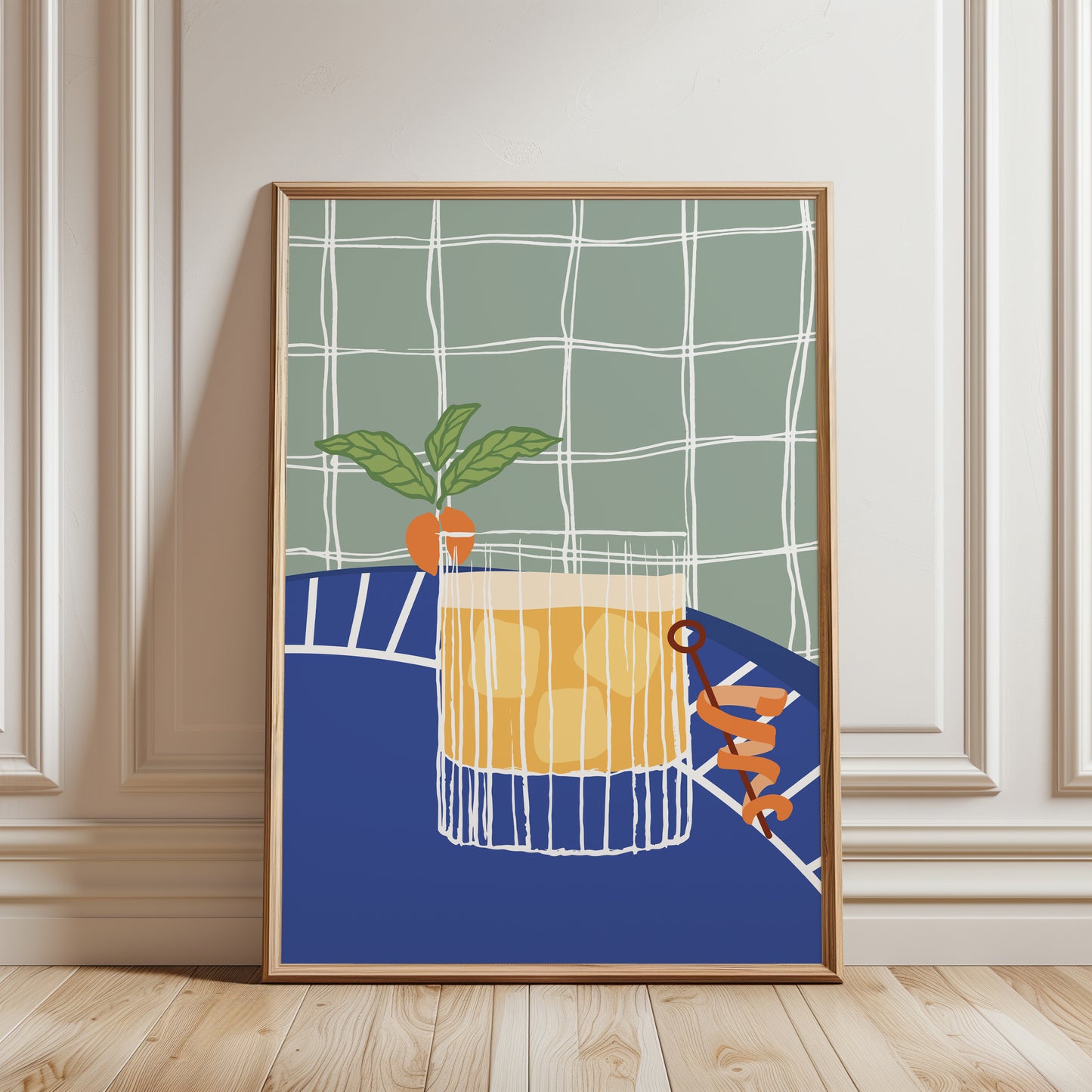 Set of 3 Colourful Cocktail Prints
