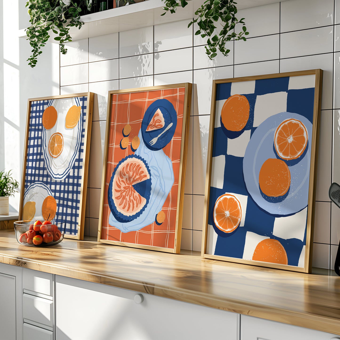 Set of 3 Kitchen Wall Art Prints