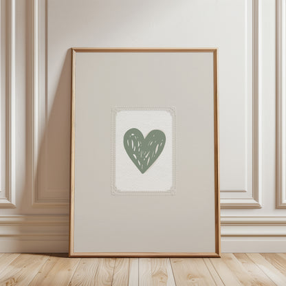 Set of 3 Sage Green Bedroom Prints, Get Cozy