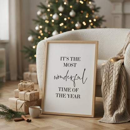Christmas Typography Print