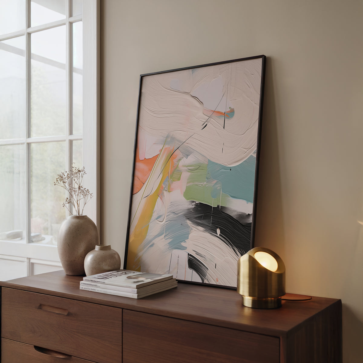 Colourful Abstract Wall Print