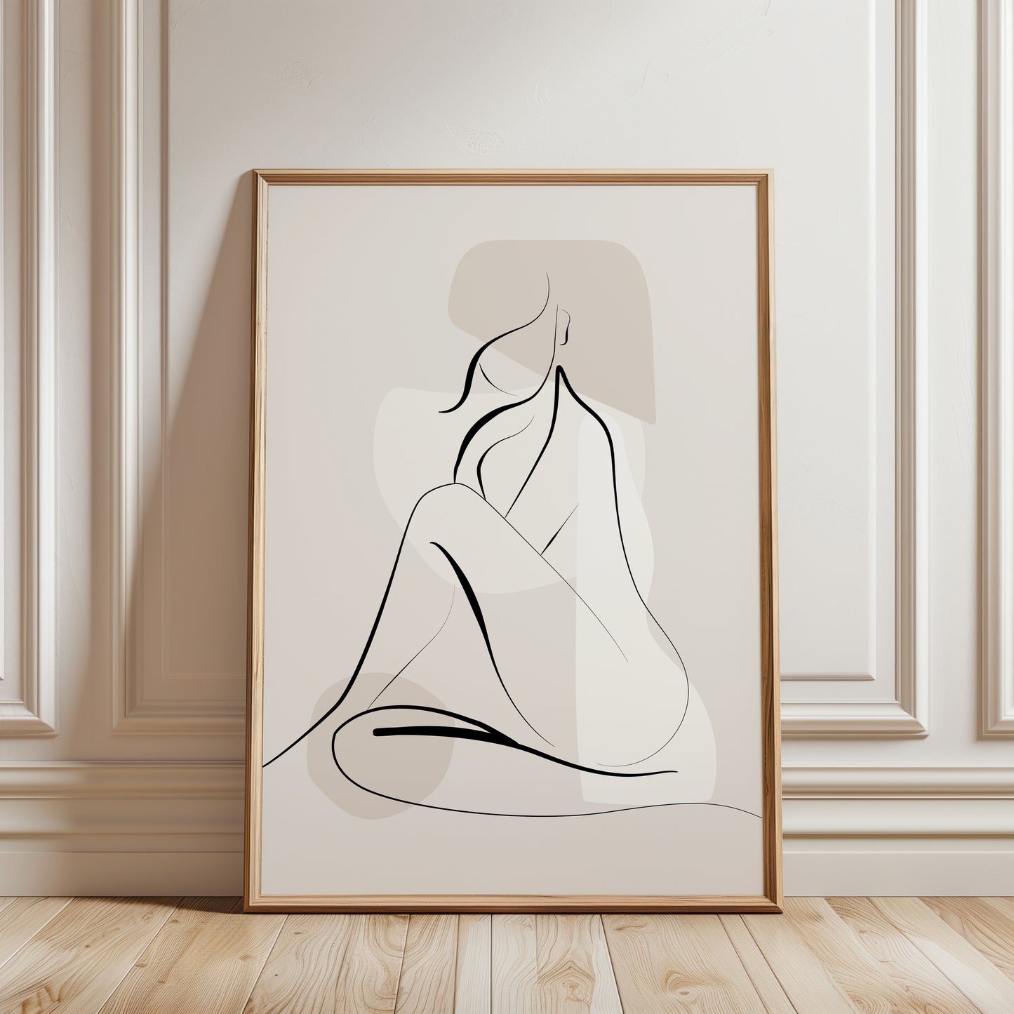 Set of 3 Women Line Art Bedroom Wall Prints