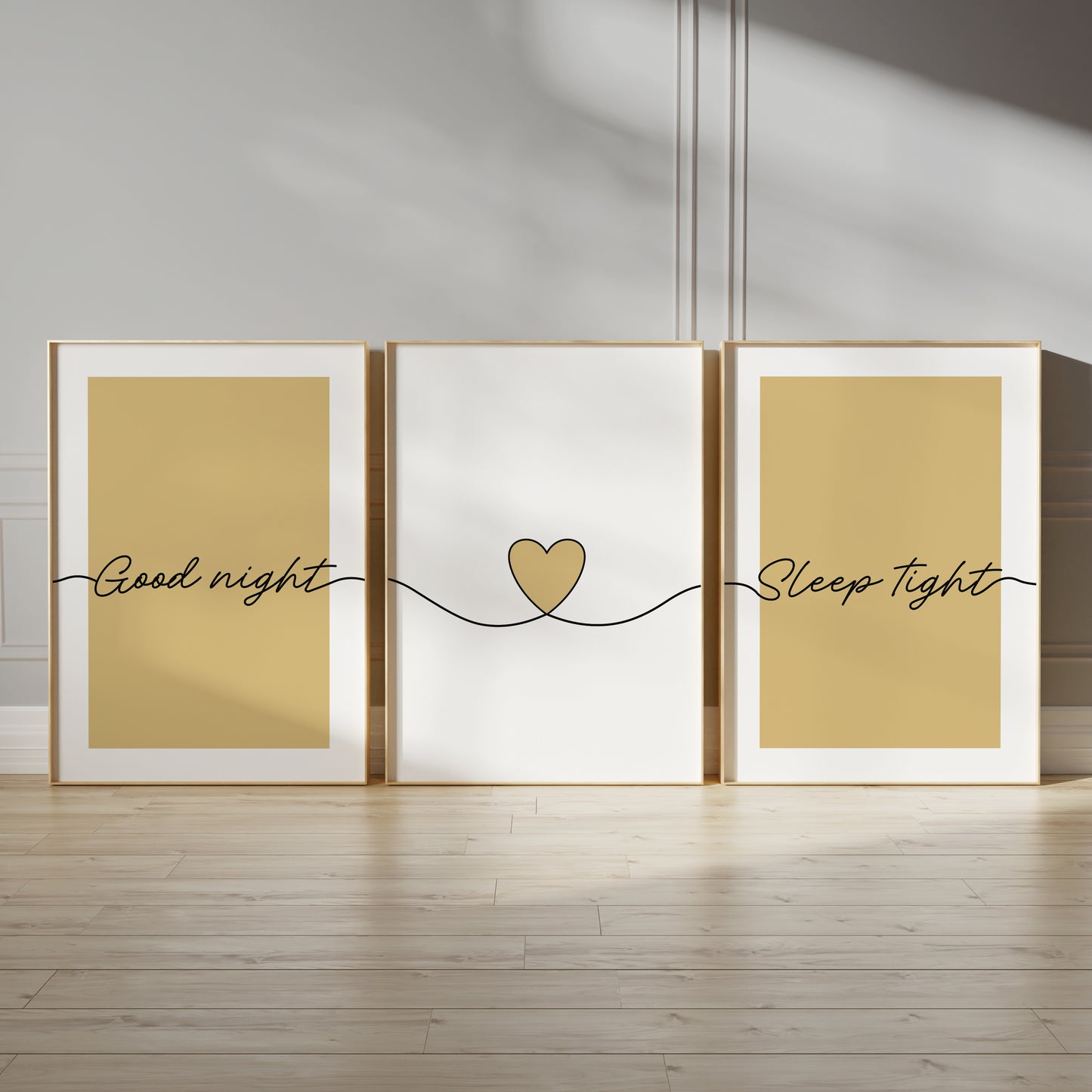 yellow bedroom prints
