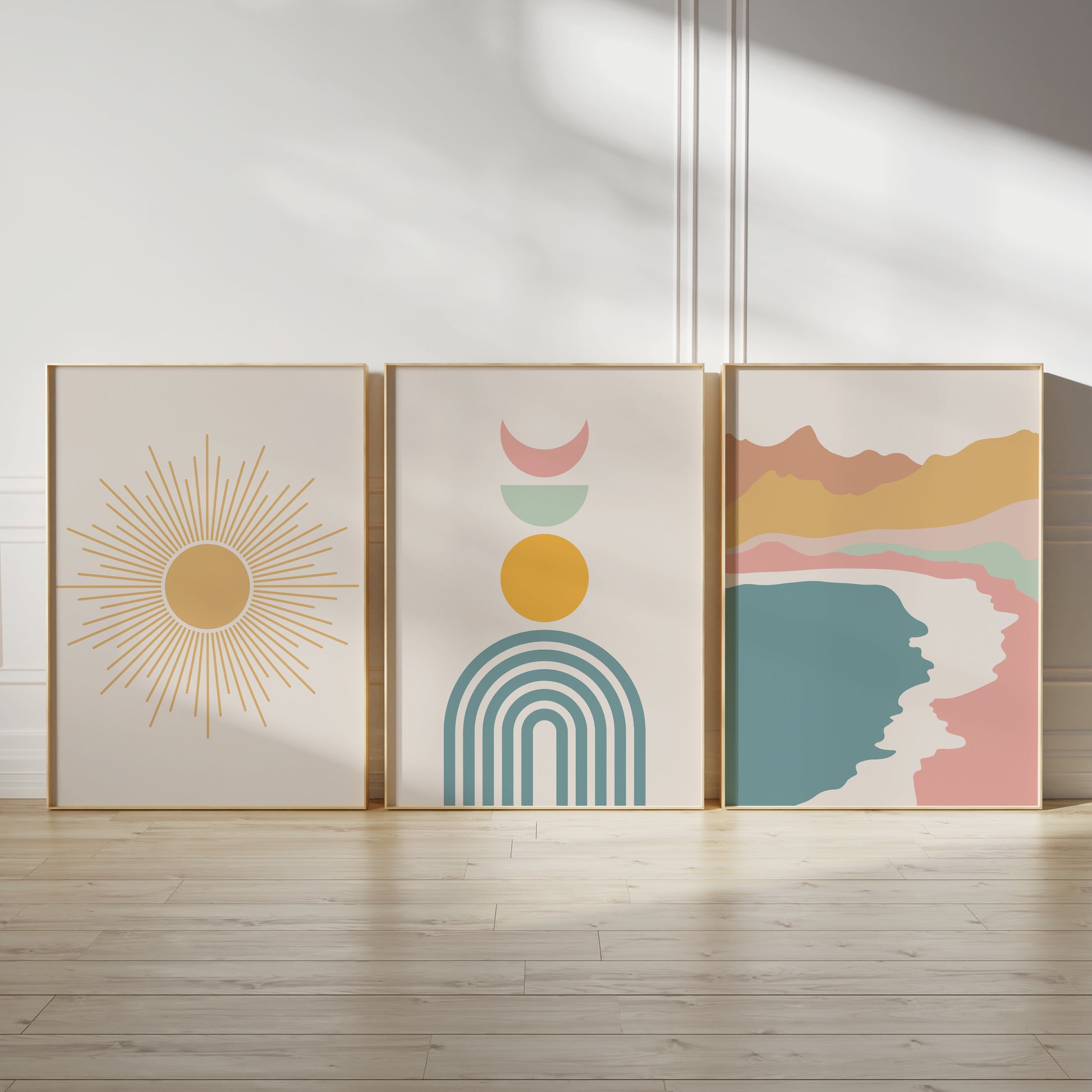 Pastel wall art