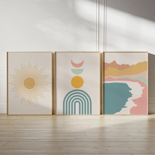Pastel wall art