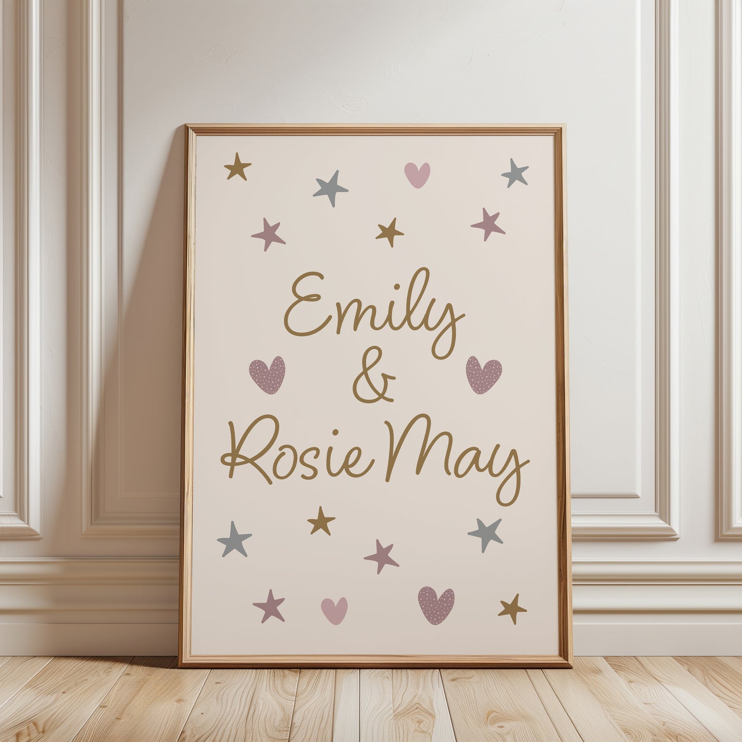 personalised print for sisters, a4 prints, a3 prints 30x40cm prints