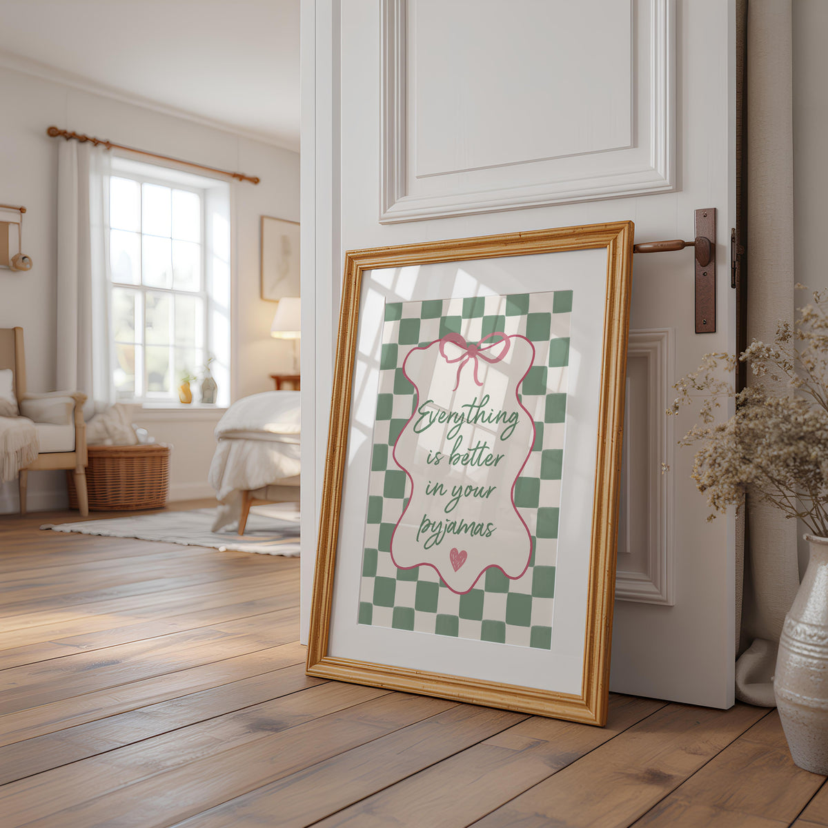 Preppy Print, Everything is Better in your Pyjamas