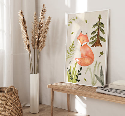 Set of 3 Nostalgic Woodland Nursery Prints