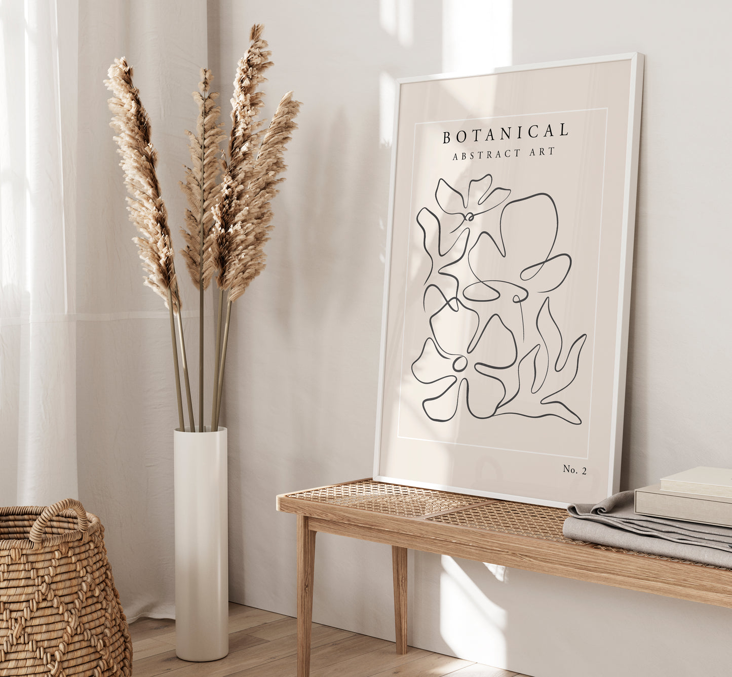 Set of 3 Green Botanical Wall Art Prints