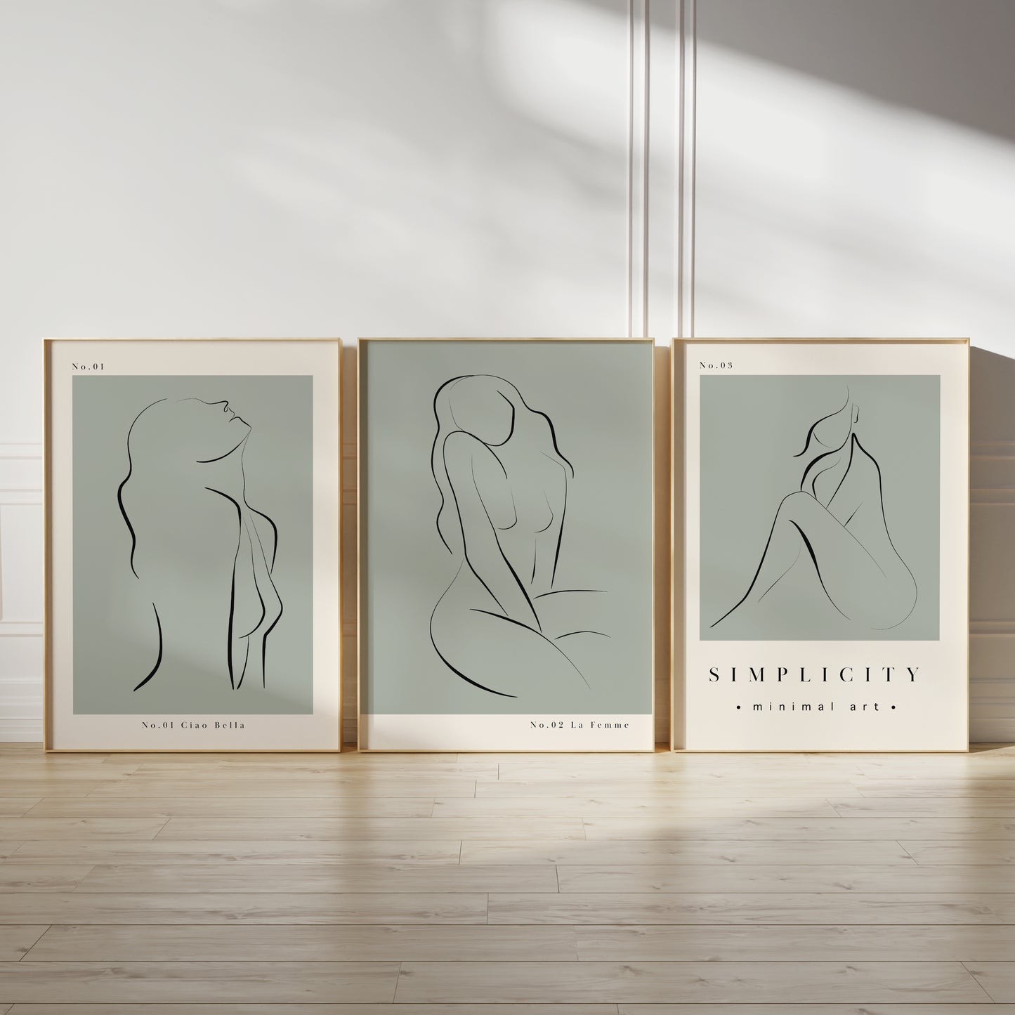 sage green abstract women prints