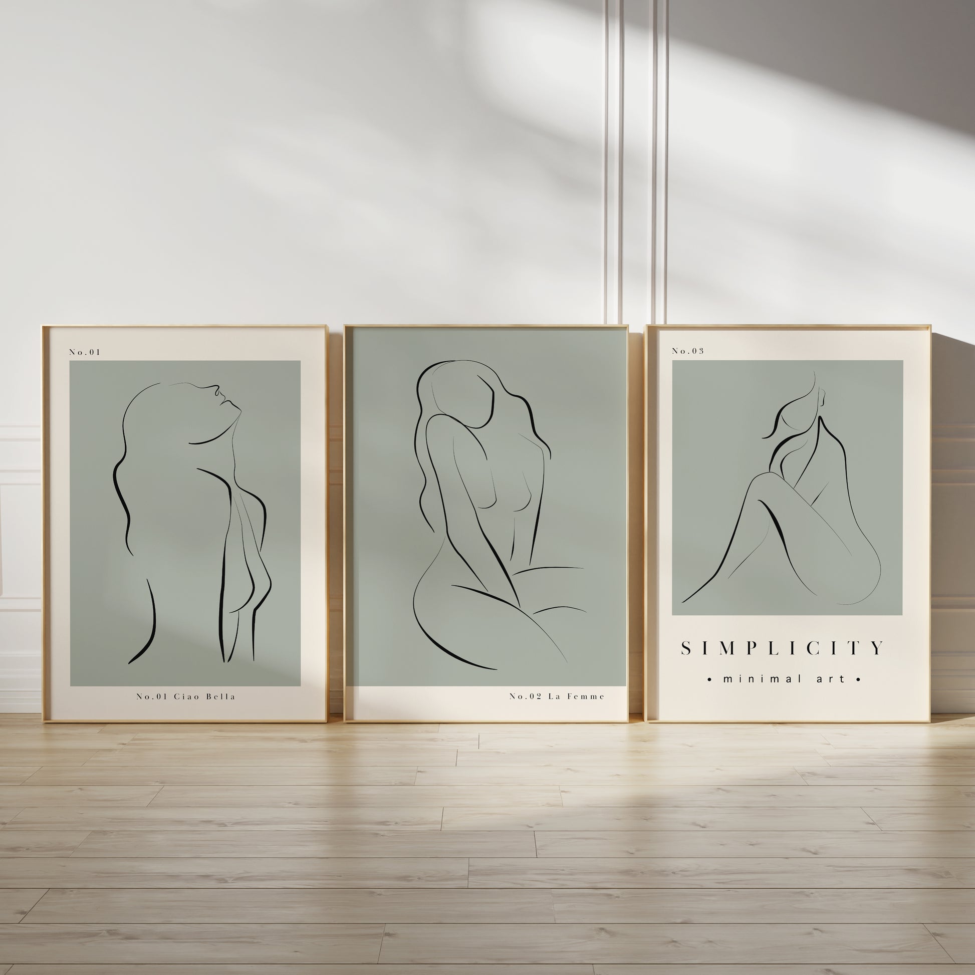 sage green abstract women prints