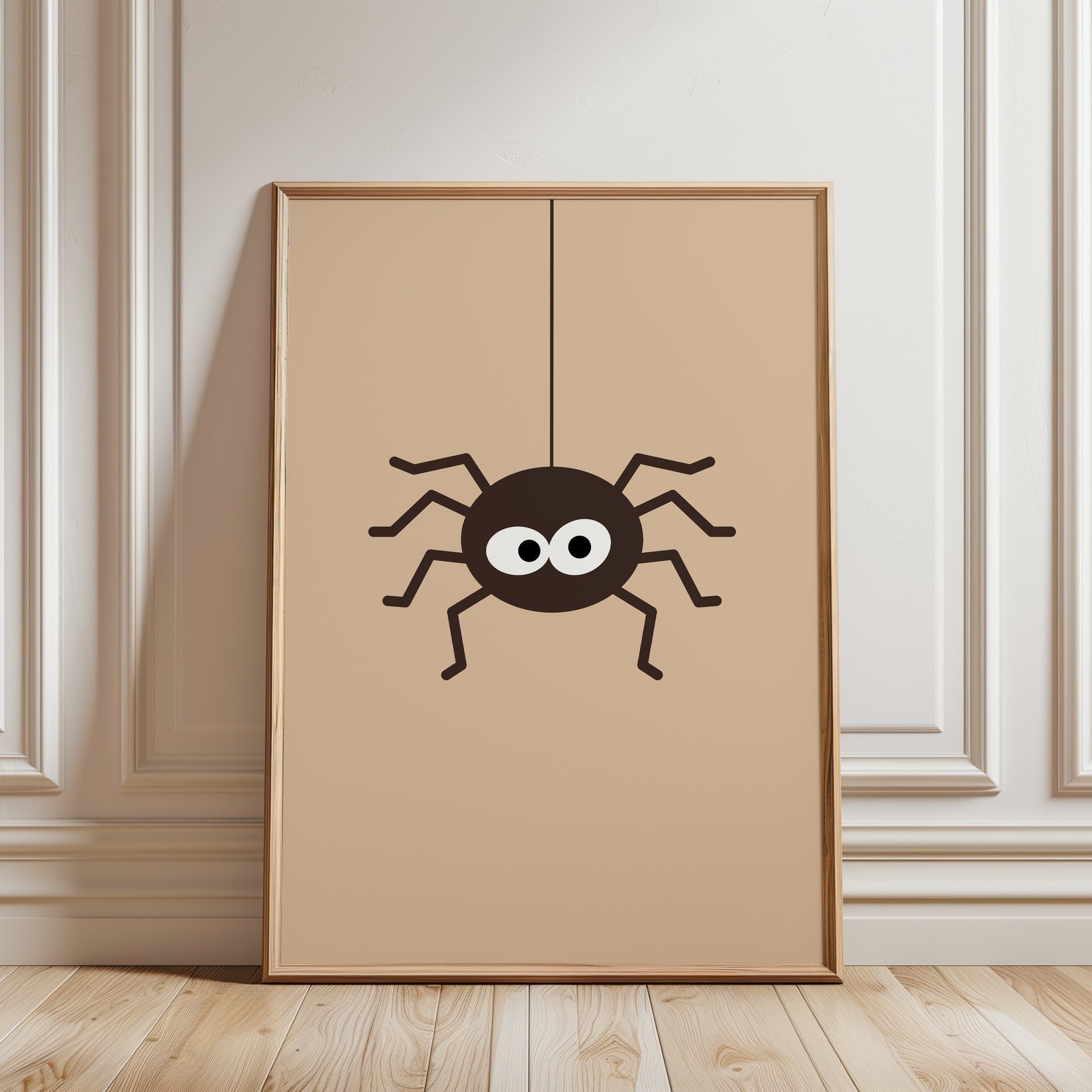spider halloween wall art print