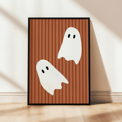 Halloween Wall Art Print, Ghosts