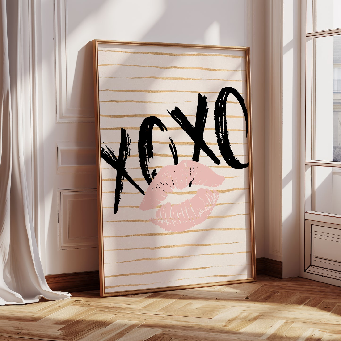 Girls Animal Print Wall Art Set