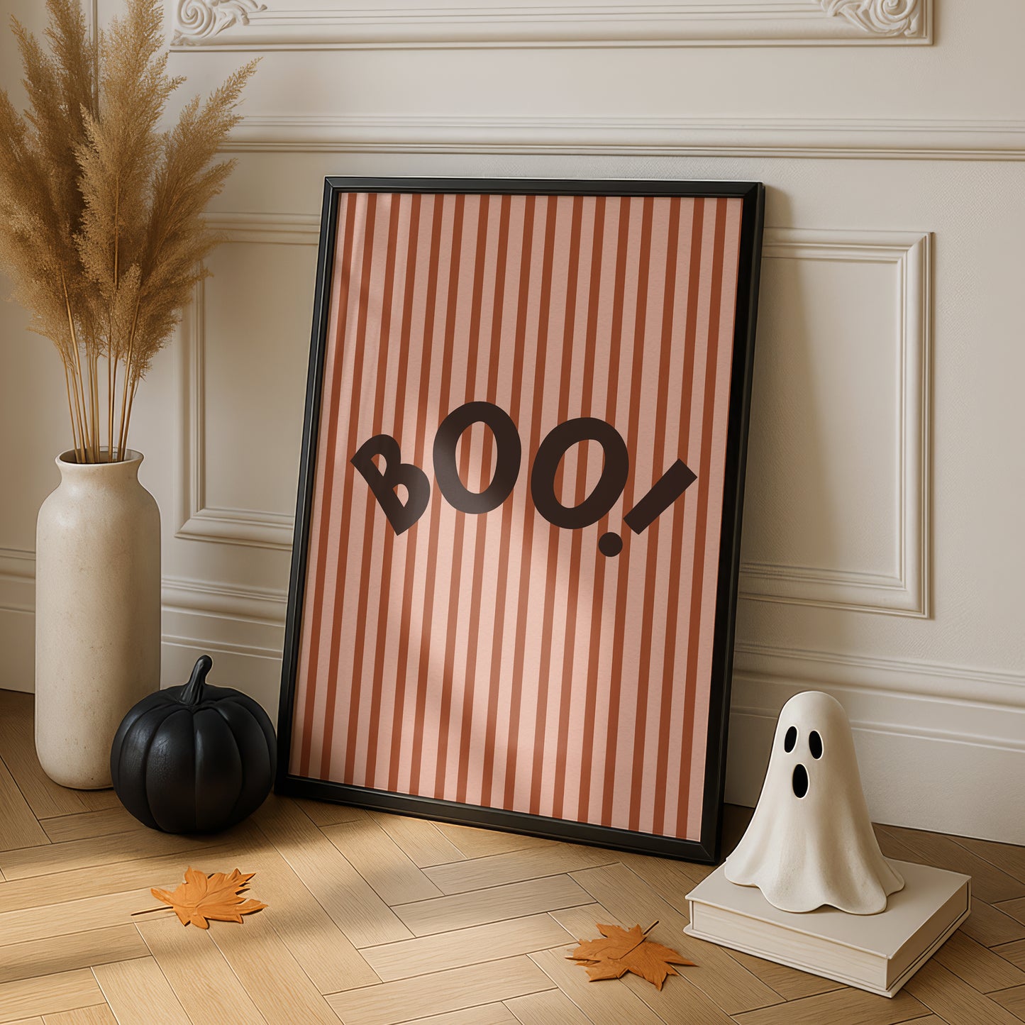 Halloween Wall Art Print, Boo