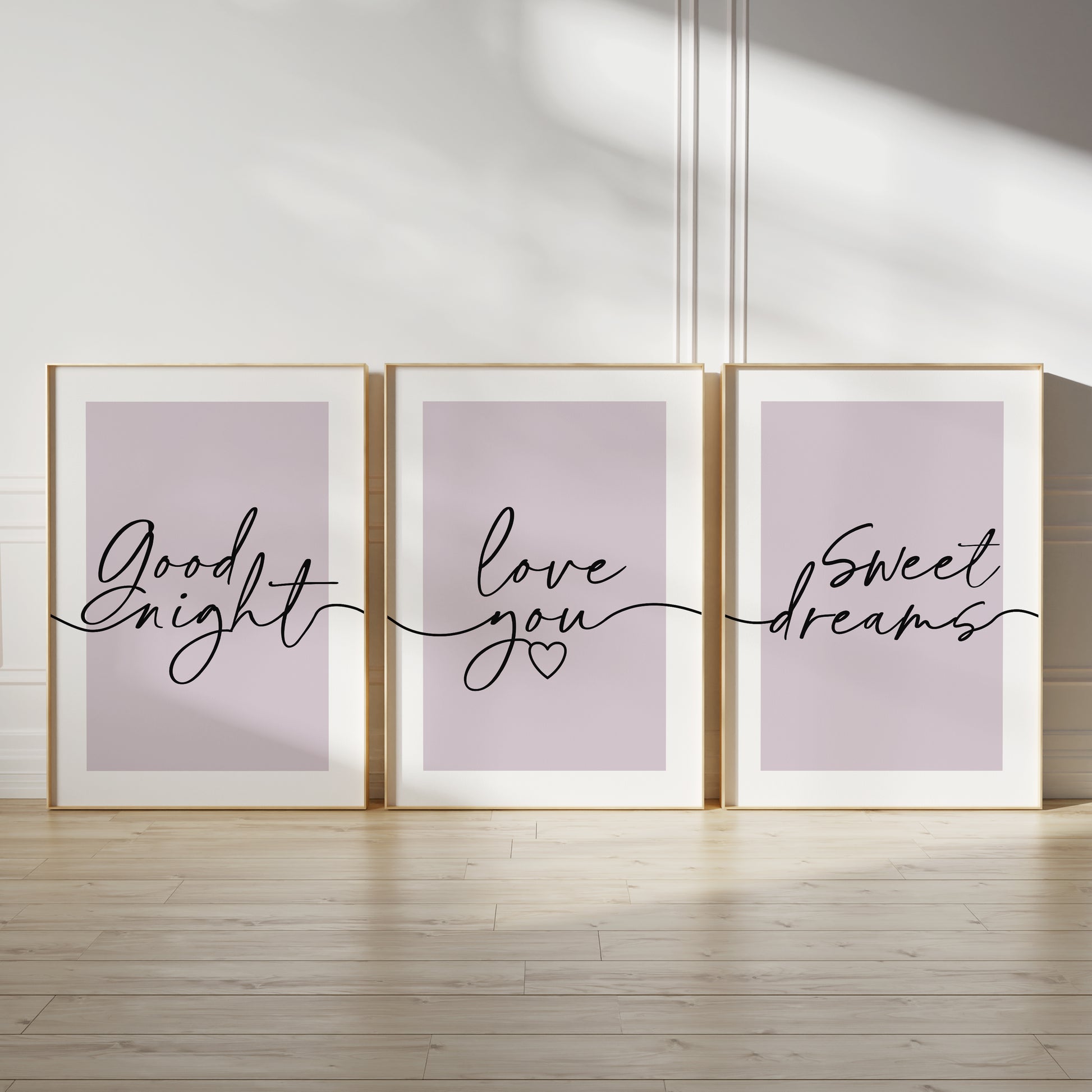 lilac bedroom wall art