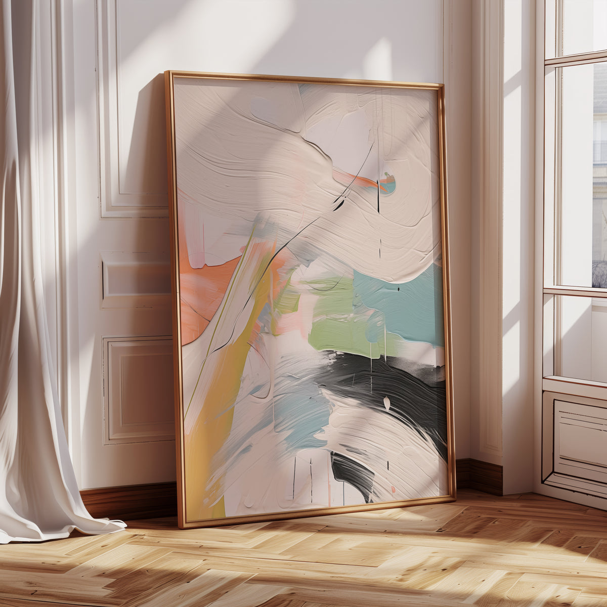 Colourful Abstract Wall Print